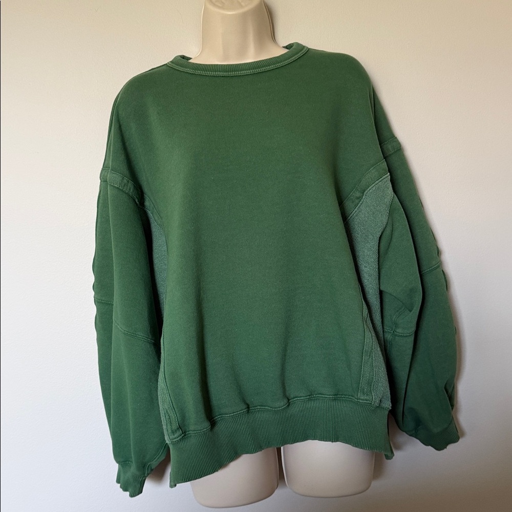 Aerie Forest Green Women’s Crewneck Sweatshirt